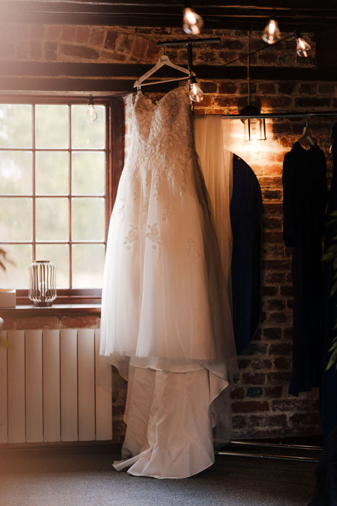 Wedding preparations at the old mill aldermaston