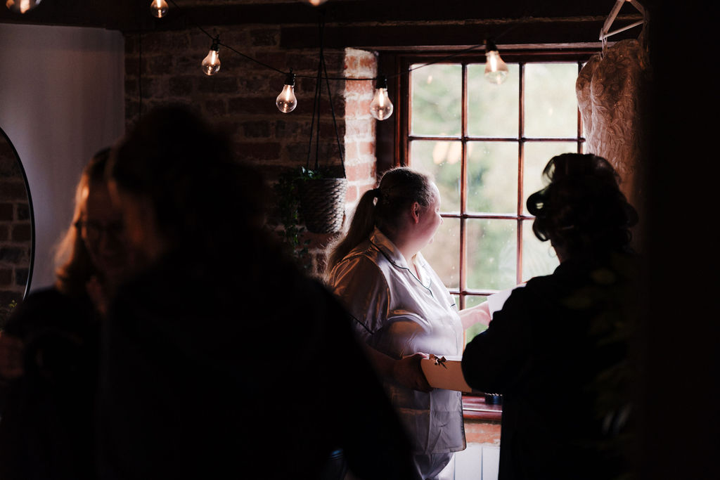 Wedding preparations at the old mill aldermaston