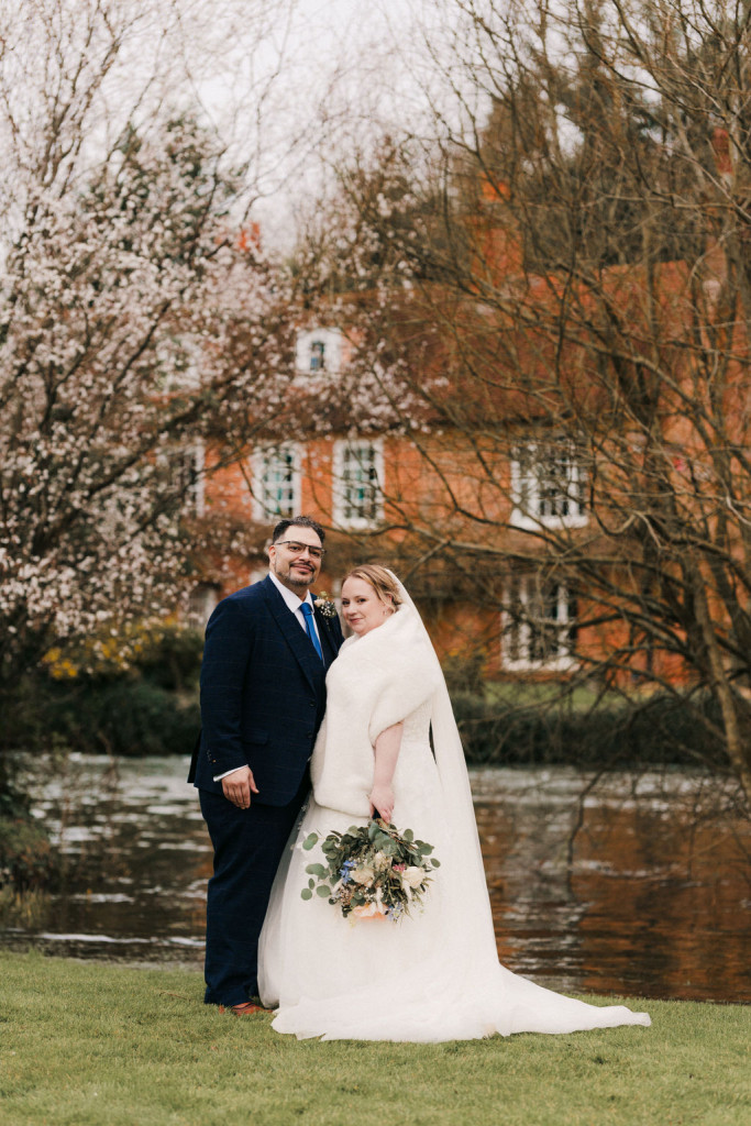 Wedding portraits at the old mill aldermaston