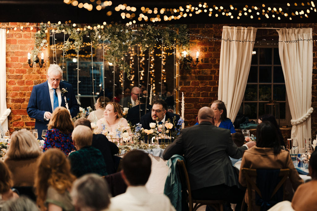 wedding breakfast at the old mill aldermaston