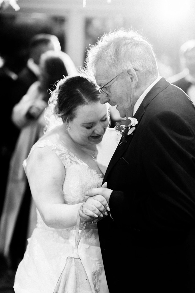 bride and dad dance the old mill aldermaston