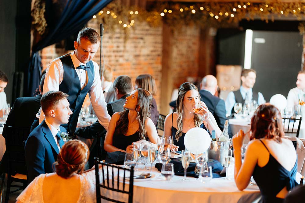 wedding speeches at bysshe court barn